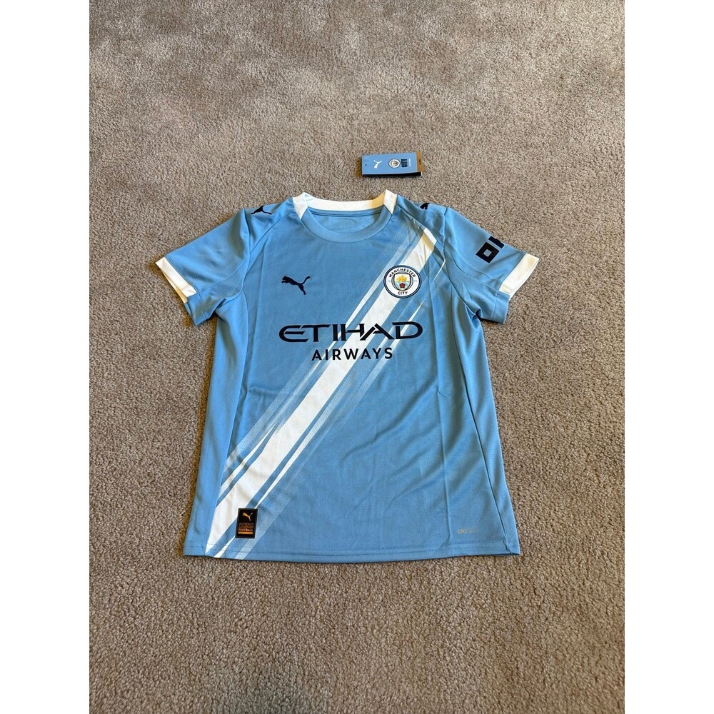 Manchester City Youth Puma NWT Soccer Jersey Size Medium